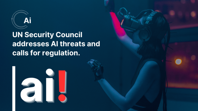 UN Security Council: Addressing AI Threats and Advocating for Regulation.