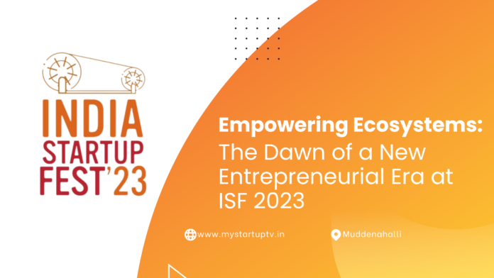The India Startup Festival celebrated the nation's entrepreneurial spirit, with notable figures like Sri. N. S. Bosseraju and tech leader Sri. J. A. Chowdary attending.
