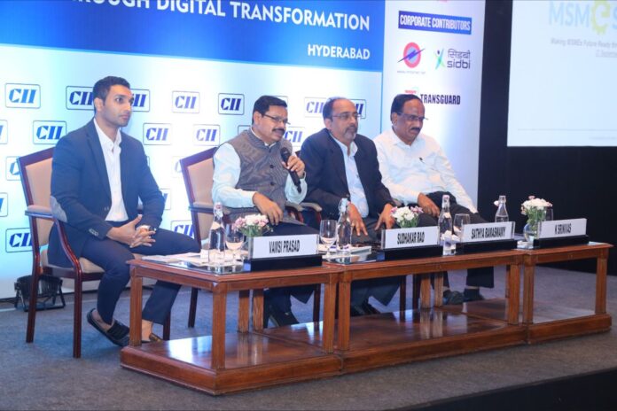 6th MSME Summit: Fostering Digital Transformation for Future-Ready MSMEs in Hyderabad.