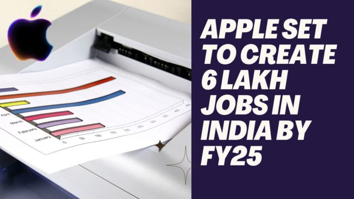 Apple Poised to Create 6 Lakh Jobs in India by End of FY25